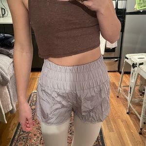 Free people movement purple shorts